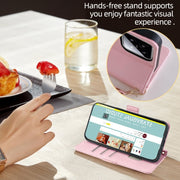 For Huawei Pura 70 5G Crossbody Chain Leather Phone Case(Pink)