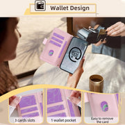 For Huawei Pura 70 5G Crossbody Chain Leather Phone Case(Pink)