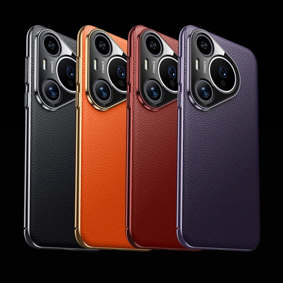 For Huawei Pura 70 Pro / Pro+ Litchi Texture Genuine Leather Phone Case(Red)