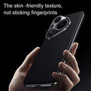 For Huawei Pura 70 Ultra Litchi Texture Genuine Leather Phone Case(Orange)