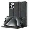 For iPhone 16 Pro Max LC.IMEEKE Strong Magnetism Microfiber Leather Phone Case(Black) - free shipping - PMC TechLife - Order now!