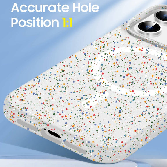 For iPhone 16 Pro Colorful Frosted Magsafe PC Hybrid TPU Phone Case(Blue)