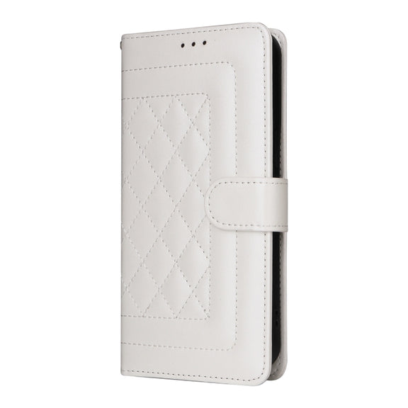 For Google Pixel 9 Diamond Lattice Leather Flip Phone Case(White)
