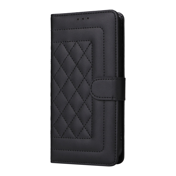 For Google Pixel 9 Diamond Lattice Leather Flip Phone Case(Black)