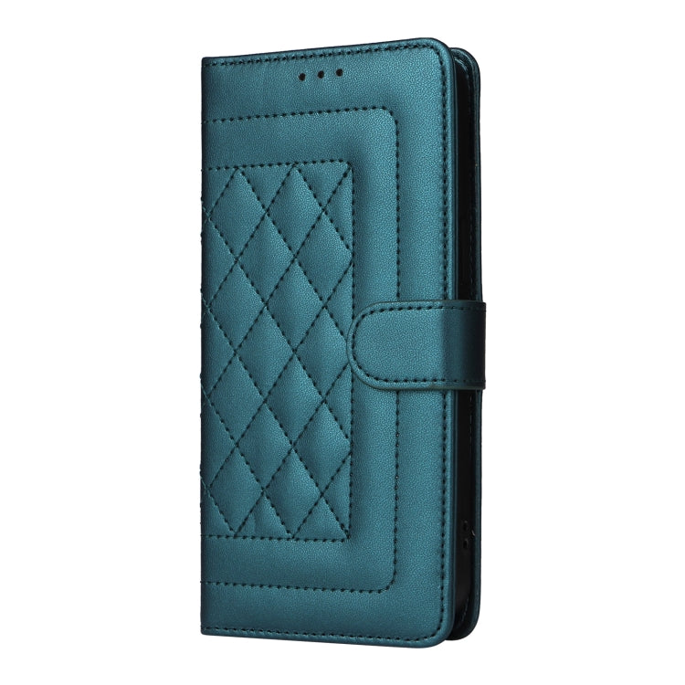 For Google Pixel 9 Diamond Lattice Leather Flip Phone Case(Green)