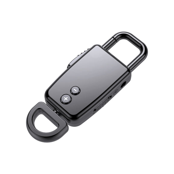 JNN S20 Zinc Alloy Keychain Voice Recorder, Memory:4GB(Black)
