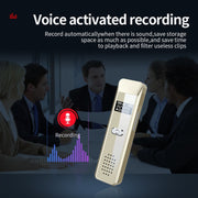 JNN Q7 Mini Portable Voice Recorder with OLED Screen, Memory:4GB(Gold)