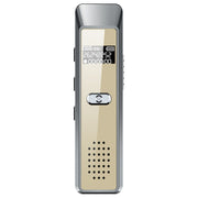 JNN Q7 Mini Portable Voice Recorder with OLED Screen, Memory:4GB(Grey+Gold)