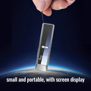 JNN Q7 Mini Portable Voice Recorder with OLED Screen, Memory:4GB(Metal Gray)