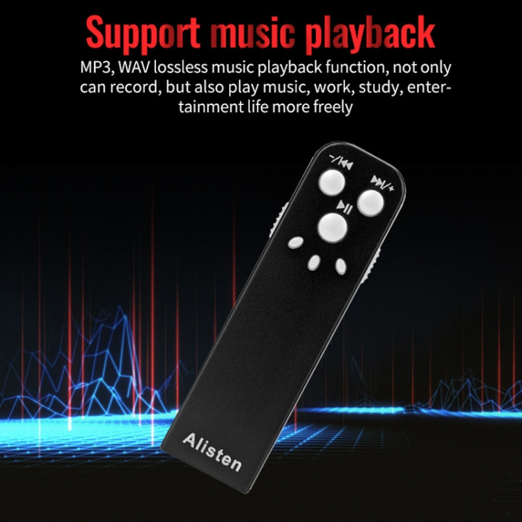 JNN J1 Mini Smart HD Noise Cancelling Voice Recorder, Memory:8GB(Black)