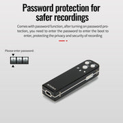 JNN J1 Mini Smart HD Noise Cancelling Voice Recorder, Memory:16GB(Black)
