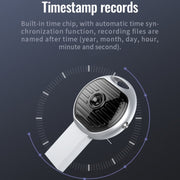 JNN S13 Zinc Alloy U-disk Voice Recorder, Memory:4GB(Silver)