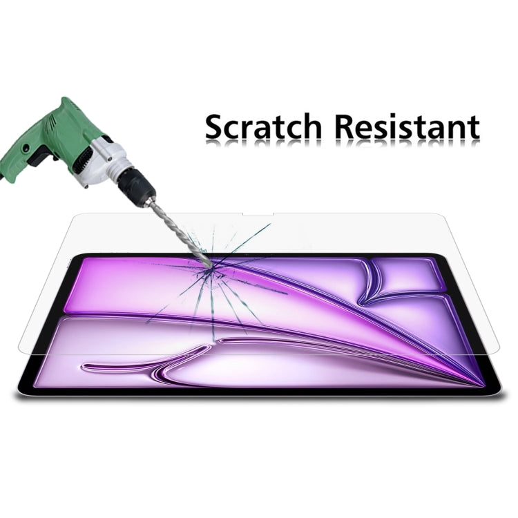 For iPad Air 13 2025 / 2024 2pcs 0.26mm 9H 2.5D Explosion-proof Tempered Glass Film