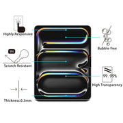 For iPad Pro 13 2024 25pcs 0.26mm 9H 2.5D Explosion-proof Tempered Glass Film