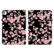 For iPad Pro 11 2024 Crystal Texture Painted Leather Smart Tablet Case(Plum Bossom)