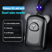 JNN Q6 Bear Smart Noise Cancelling Voice Recorder, Memory:4GB(Black)