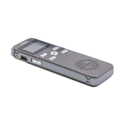 JNN X26 Mini Portable Voice Recorder with OLED Screen, Memory:16GB(Metal Gray)
