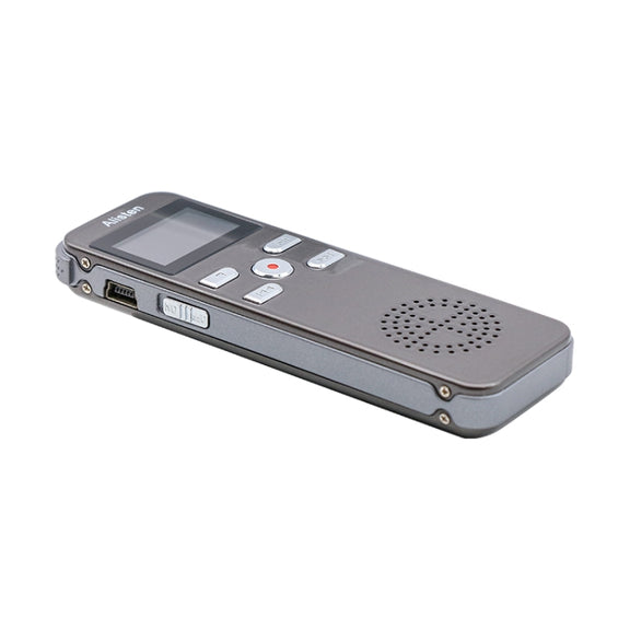 JNN X26 Mini Portable Voice Recorder with OLED Screen, Memory:16GB(Metal Gray)