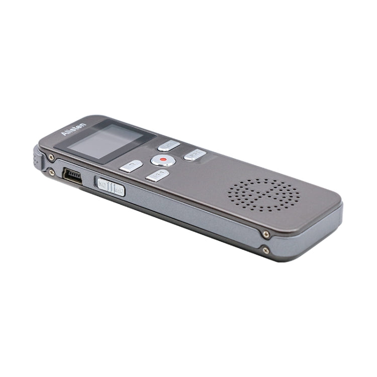 JNN X26 Mini Portable Voice Recorder with OLED Screen, Memory:16GB(Metal Gray)