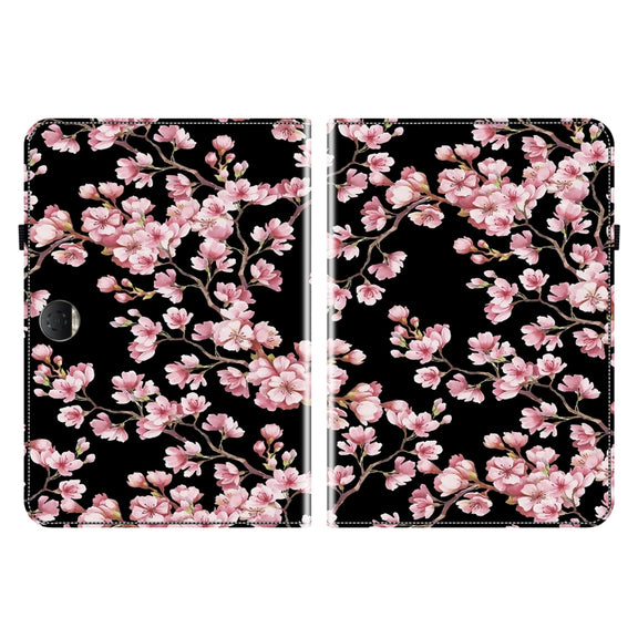 For Honor Pad 9 12.1 Crystal Texture Painted Leather Tablet Case(Plum Bossom)