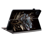 For Huawei MatePad Pro 11 2022 Crystal Texture Painted Leather Smart Tablet Case(Black Rose)