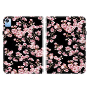 For Realme Pad X Crystal Texture Painted Leather Tablet Case(Plum Bossom)