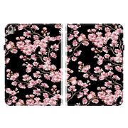 For Nokia T21 Crystal Texture Painted Leather Tablet Case(Plum Bossom)