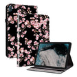 For Nokia T20 10.4 2021 Crystal Texture Painted Leather Tablet Case(Plum Bossom) - Nokia by PMC TechLife | Online Shopping South Africa | PMC TechLife | Buy Now Pay Later Mobicred