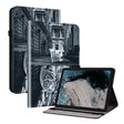 For Nokia T20 10.4 2021 Crystal Texture Painted Leather Tablet Case(Cat Reflection Tiger) - Nokia by PMC TechLife | Online Shopping South Africa | PMC TechLife | Buy Now Pay Later Mobicred