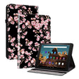 For Amazon Fire HD 10 2019/2017 Crystal Texture Painted Leather Smart Tablet Case(Plum Bossom) - Amazon by PMC TechLife | Online Shopping South Africa | PMC TechLife | Buy Now Pay Later Mobicred