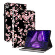 For Lenovo M10 Plus 10.3 Crystal Texture Painted Leather Tablet Case(Plum Bossom) - Lenovo by PMC TechLife | Online Shopping South Africa | PMC TechLife | Buy Now Pay Later Mobicred