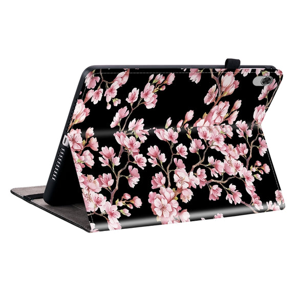 For Lenovo M10 Plus 10.3 Crystal Texture Painted Leather Tablet Case(Plum Bossom)