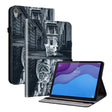 For Lenovo Tab M10 HD Gen2 Crystal Texture Painted Leather Tablet Case(Cat Reflection Tiger) - Lenovo by PMC TechLife | Online Shopping South Africa | PMC TechLife | Buy Now Pay Later Mobicred