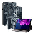 For Lenovo Tab P11 / Xiaoxin Pad Plus Crystal Texture Painted Leather Tablet Case(Cat Reflection Tiger) - Lenovo by PMC TechLife | Online Shopping South Africa | PMC TechLife | Buy Now Pay Later Mobicred