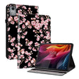 For Lenovo Tab K11 Plus Crystal Texture Painted Leather Tablet Case(Plum Bossom) - Lenovo by PMC TechLife | Online Shopping South Africa | PMC TechLife | Buy Now Pay Later Mobicred