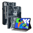 For Lenovo Tab P12 12.7 2025 Crystal Texture Painted Leather Tablet Case(Cat Reflection Tiger) - Lenovo by PMC TechLife | Online Shopping South Africa | PMC TechLife | Buy Now Pay Later Mobicred