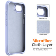 For iPhone 16e Wave Texture MagSafe Magnetic Liquid Silicone Phone Case(Purple)