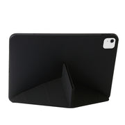For iPad Air 11 2024 TPU Deformation Flip Leather Tablet Case with Holder(Black)