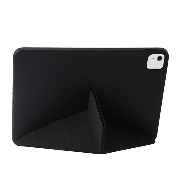 For iPad Air 11 2024 TPU Deformation Flip Leather Tablet Case with Holder(Black)