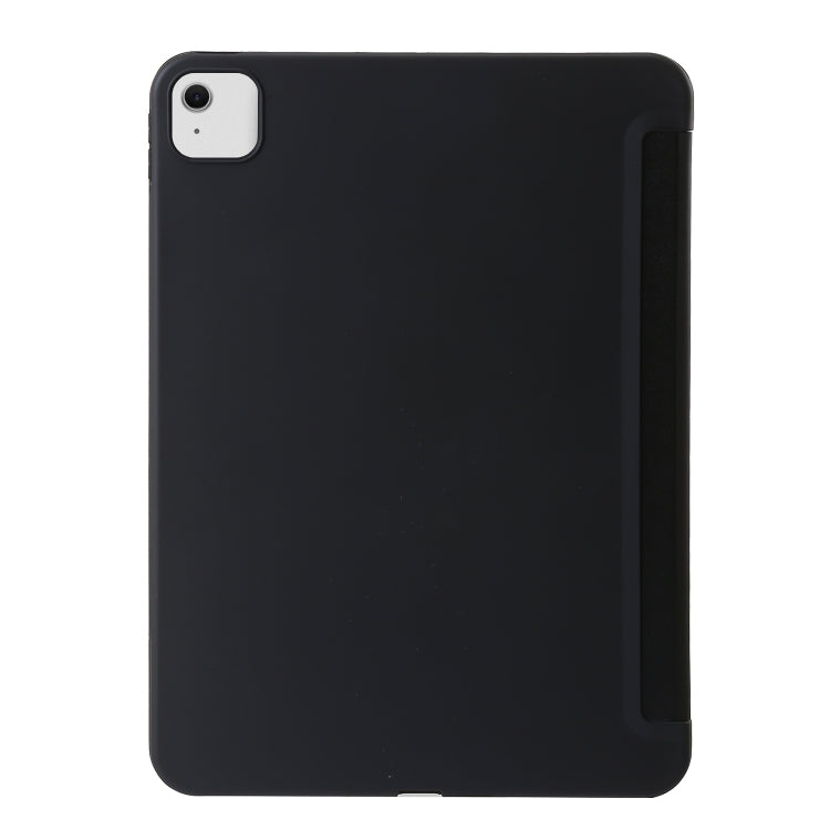 For iPad Air 13 2025 / 2024 TPU Deformation Flip Leather Tablet Case with Holder(Black)