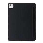 For iPad Air 13 2025 / 2024 TPU Deformation Flip Leather Tablet Case with Holder(Black)