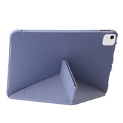 For iPad Air 13 2024 TPU Deformation Flip Leather Tablet Case with Holder(Purple)