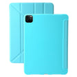 For iPad Pro 11 2024 TPU Deformation Flip Leather Tablet Case with Holder(Mint Blue) - iPad Pro 11 2024 Cases by PMC TechLife | Online Shopping South Africa | PMC TechLife | Buy Now Pay Later Mobicred