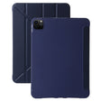 For iPad Pro 13 2024 TPU Deformation Flip Leather Tablet Case with Holder(Dark Blue) - iPad Pro 13 2024 Cases by PMC TechLife | Online Shopping South Africa | PMC TechLife | Buy Now Pay Later Mobicred