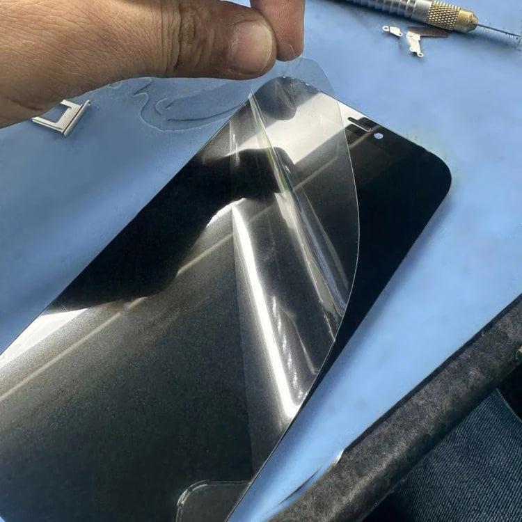 For iPhone 15 / 15 Pro / 13 Pro LCD Transparent Plastic Protection Stickers