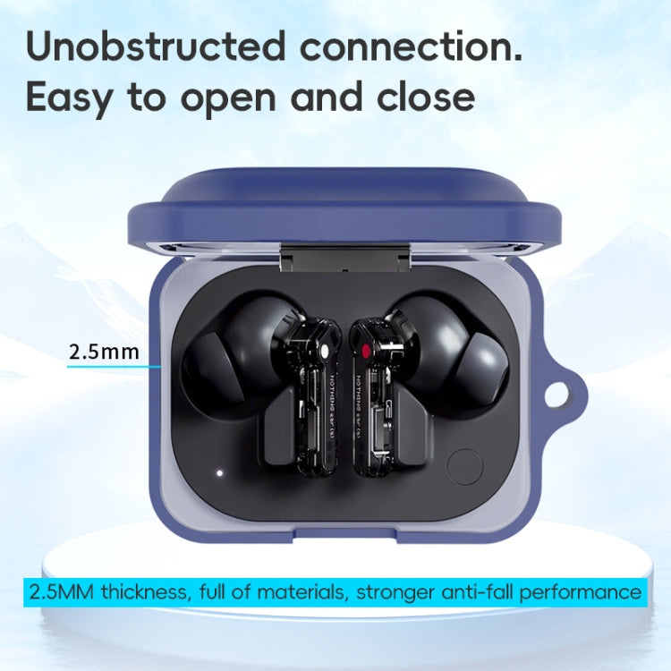 For Nothing Ear a Wireless Earphone Silicone Protective Case(Red)