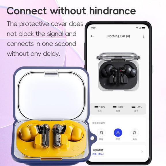 For Nothing Ear a Wireless Earphone Silicone Protective Case(Red)