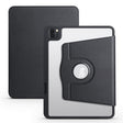 For iPad Pro 13 2024 Acrylic 360 Degree Rotation Holder Leather Tablet Case(Black) - iPad Pro 13 2024 Cases by PMC TechLife | Online Shopping South Africa | PMC TechLife | Buy Now Pay Later Mobicred
