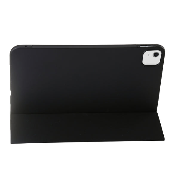 For iPad Air 13 2025 / 2024 Three-fold Holder Flip Tablet Leather Case(Black)