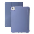 For iPad Air 13 2024 Three-fold Holder Flip Tablet Leather Case(Purple) - iPad Air 13 2024 Cases by PMC TechLife | Online Shopping South Africa | PMC TechLife | Buy Now Pay Later Mobicred
